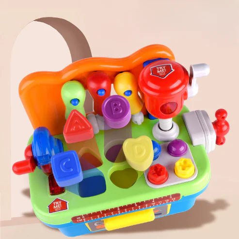 Werkbank – Interaktives Lernspielzeug für Kinder mit Werkzeug & Formen