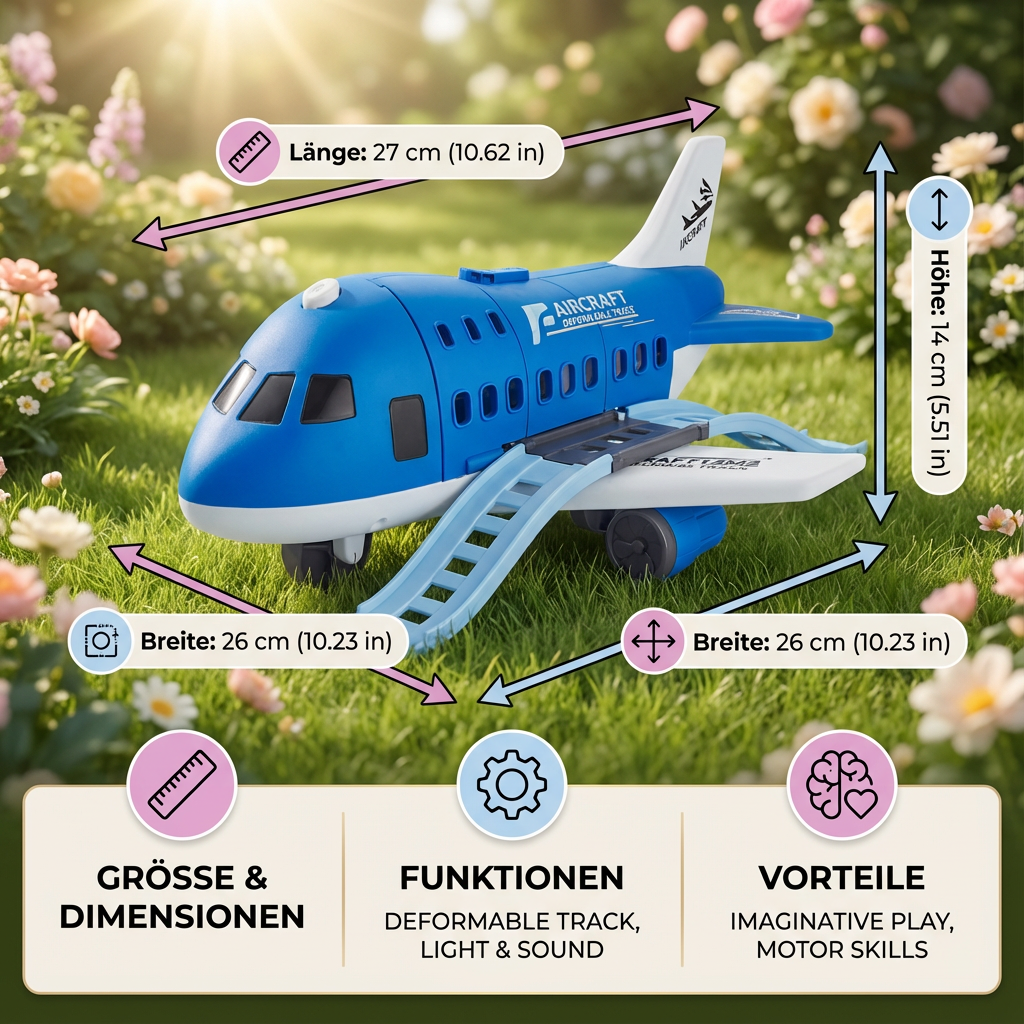 Flugzeug und Fahrzeug Spiel Set