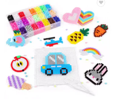 Retro Klassiker – Bügelperlen Set für kreative Bastelprojekte