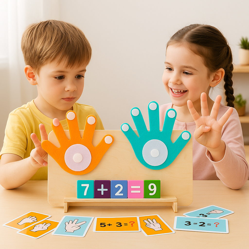 RechenFinger Mathespiel für Kinder  - Rechnen lernen leicht gemacht