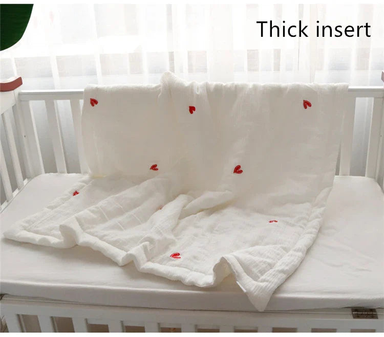 Baby Badetuch aus Musselin mit niedlichem Muster für Neugeborene & Kleinkinder