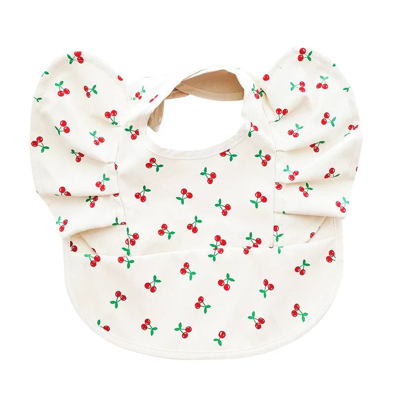 Baby Lätzchen mit Ärmeln – Wasserdichtes Esslatz mit Auffangtasche