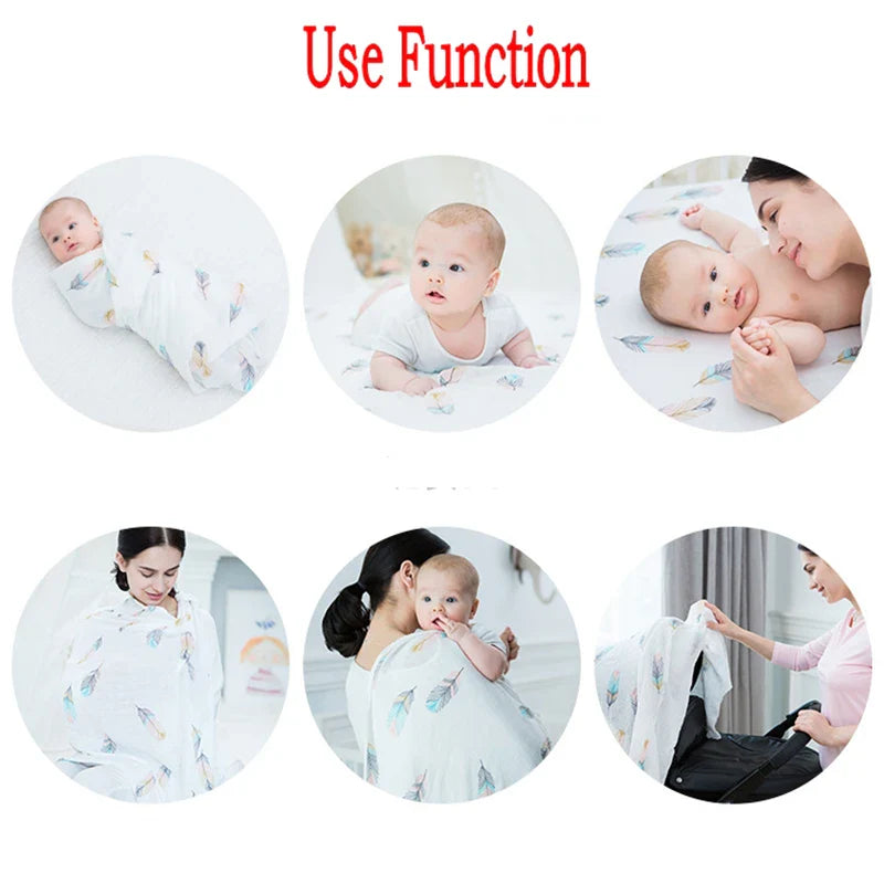 Baby-Baumwolldecken - Weiche und atmungsaktive Tücher für Neugeborene