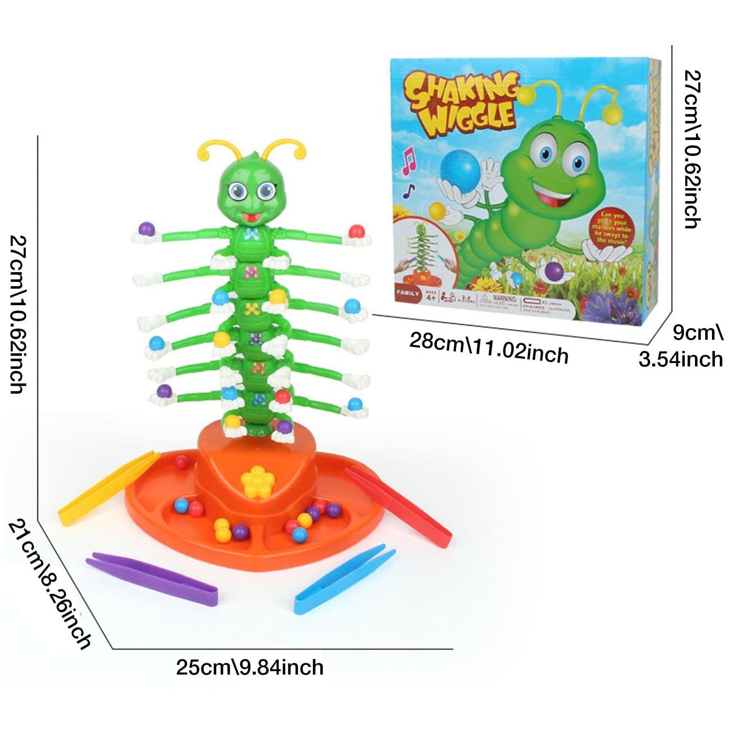 Tanzende Raupe Familien Geschicklichkeitsspiel