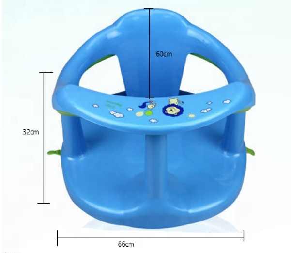 Baby Badesitz mit Rückenlehne – Rutschfester Badewannensitz für Kleinkinder
