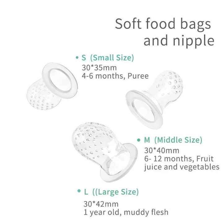 Frucht Schnuller für Babys – Beißring und Obstspender in einem