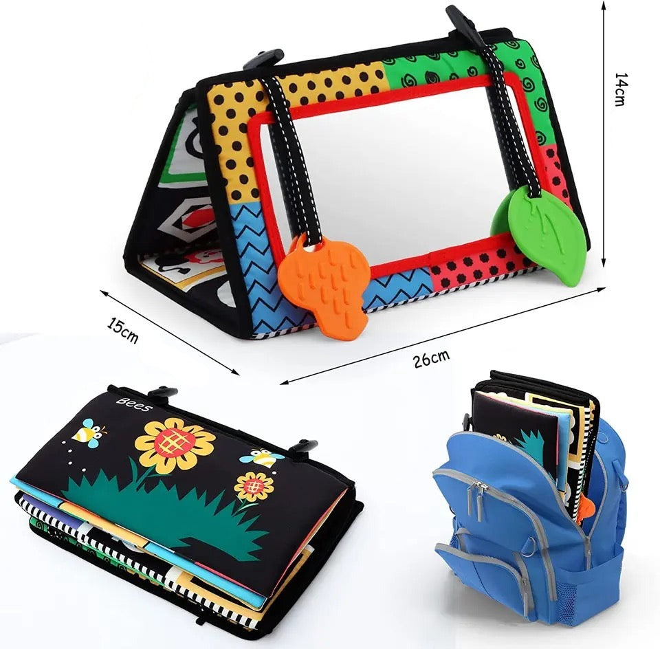 Sensorisches Spielzeug für Bauchlage und Autofahrten