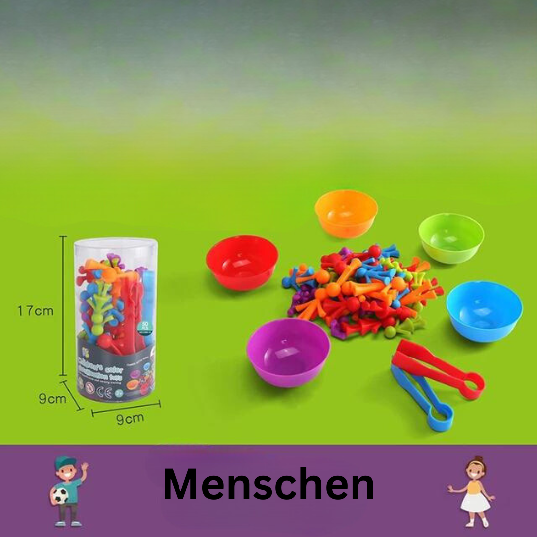 Montessori Buntes Sortierspiel