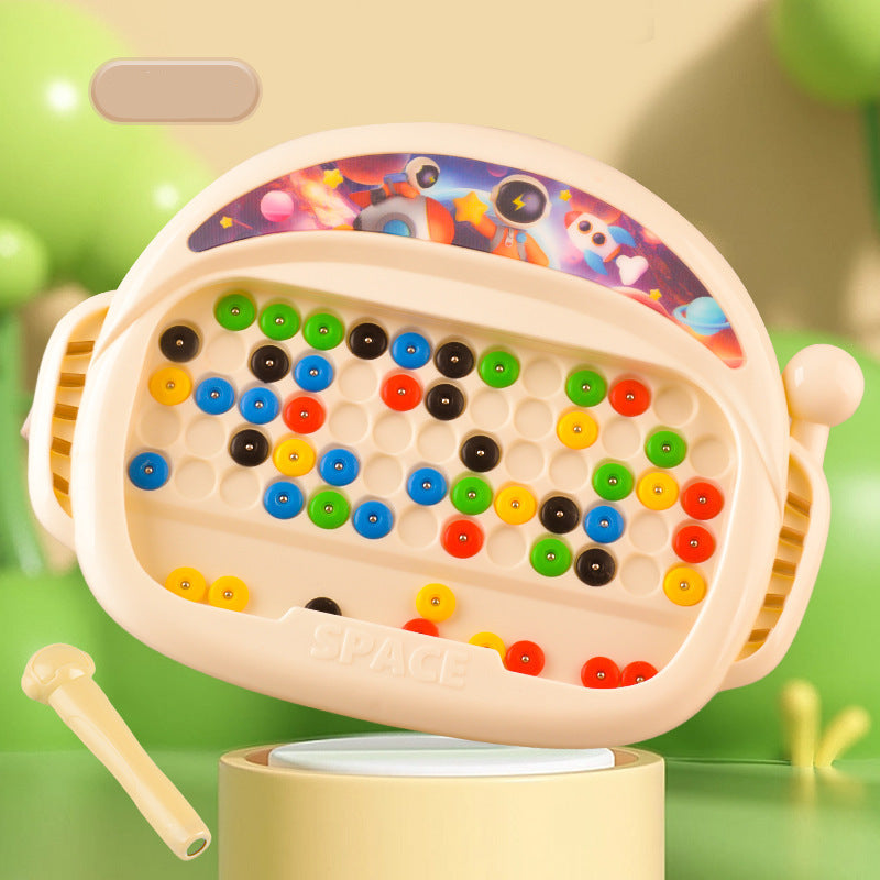 Magnetisches Stift und Perlen Zeichenbrett - Perfekt für Unterwegs!