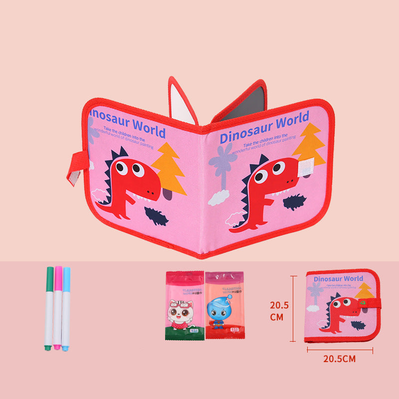 Tragbares Wiederverwendbares Malbuch für Kinder