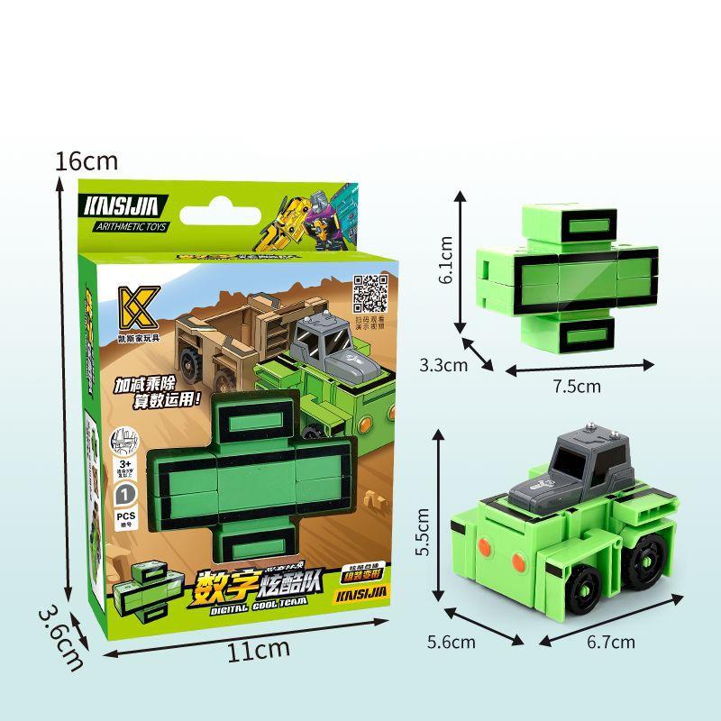 Faltbare Zahlen Fahrzeuge Kinder Spielzeug