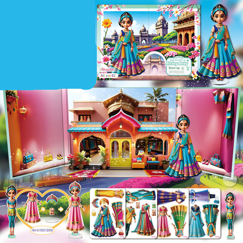 Faltbare Mode Botique Spielbuch