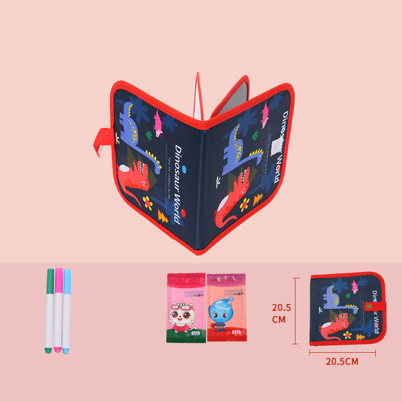 Tragbares Wiederverwendbares Malbuch für Kinder