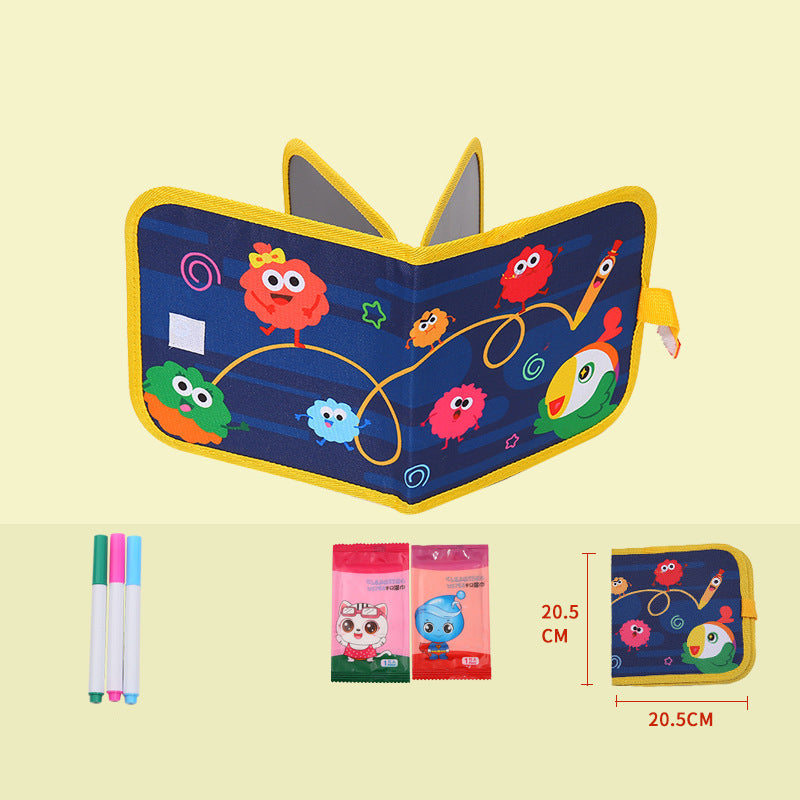 Tragbares Wiederverwendbares Malbuch für Kinder