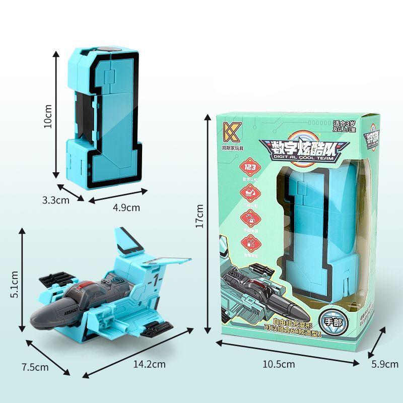 Faltbare Zahlen Fahrzeuge Kinder Spielzeug