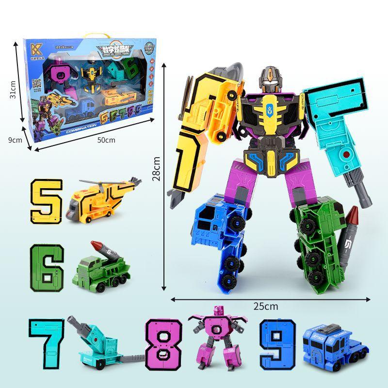 Faltbare Zahlen Fahrzeuge Kinder Spielzeug