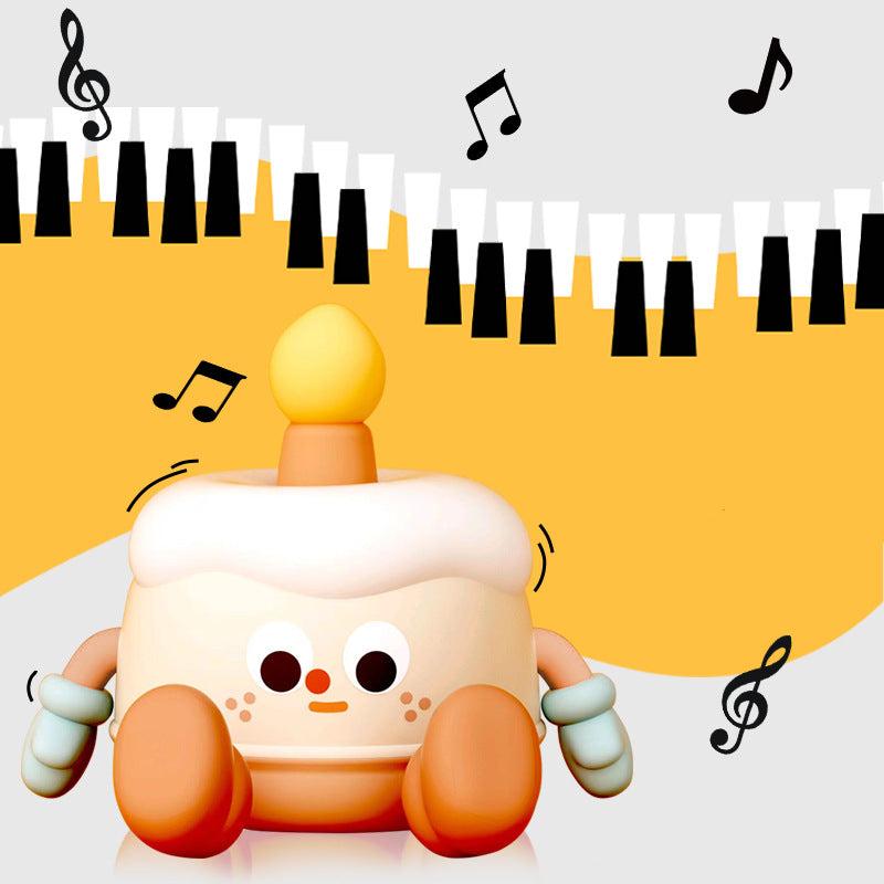 Niedliches Geburtstagskuchen Nachtlicht