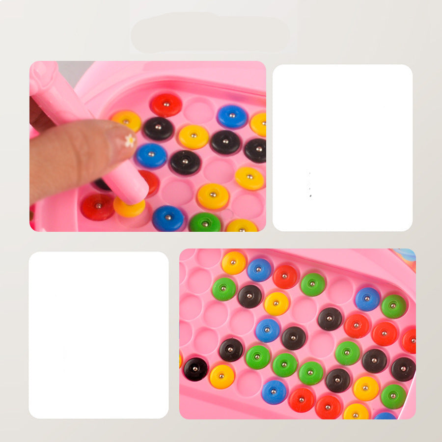 Magnetisches Stift und Perlen Zeichenbrett - Perfekt für Unterwegs!