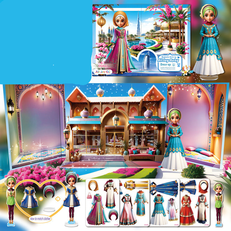 Faltbare Mode Botique Spielbuch