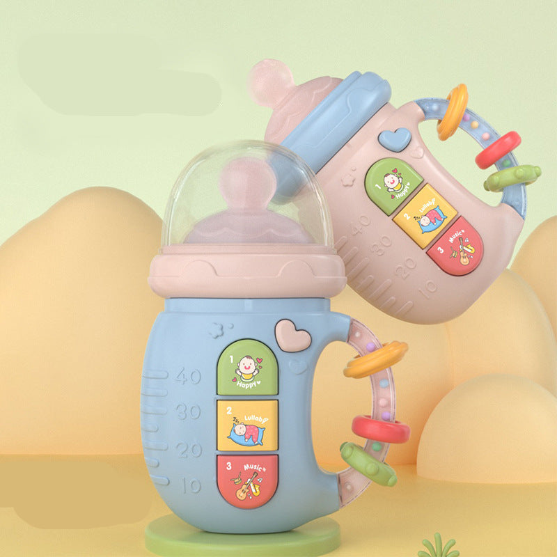 Musikalischer Baby Schnuller mit Beißring und Rasseln