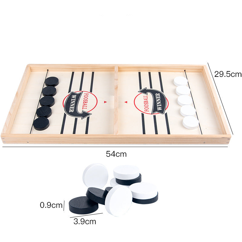 Schleuder Schach Brettspiel aus Holz