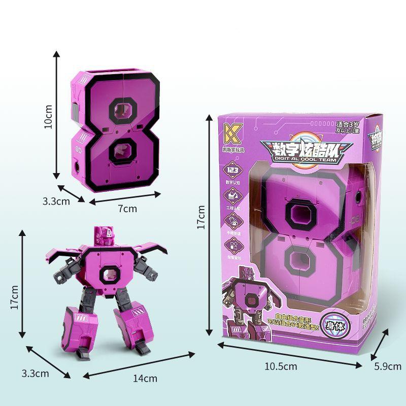 Faltbare Zahlen Fahrzeuge Kinder Spielzeug