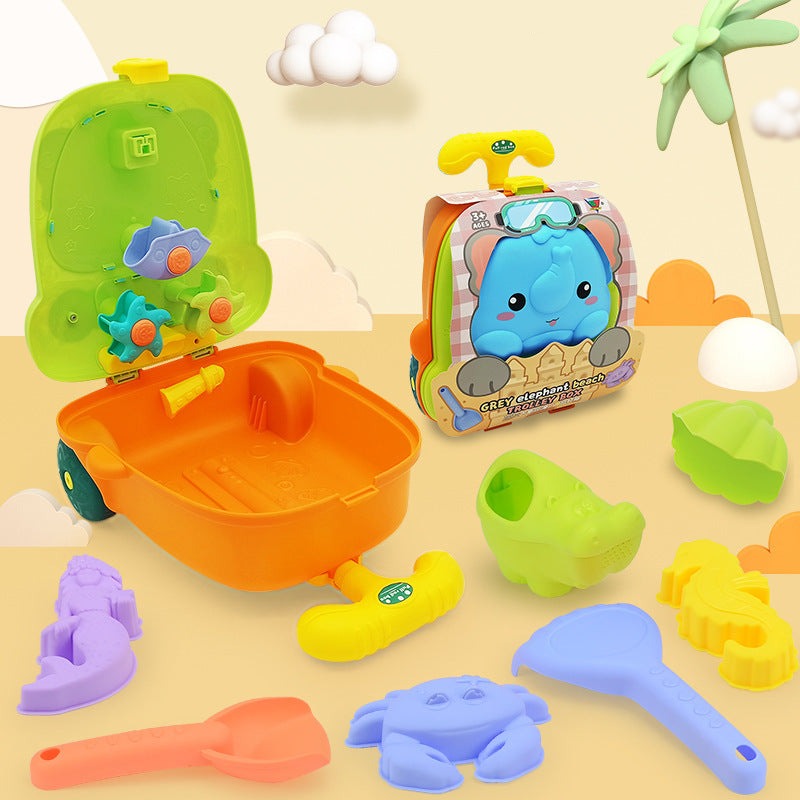 SandTrolley - All-in-One-Strandspielzeug für Kinder