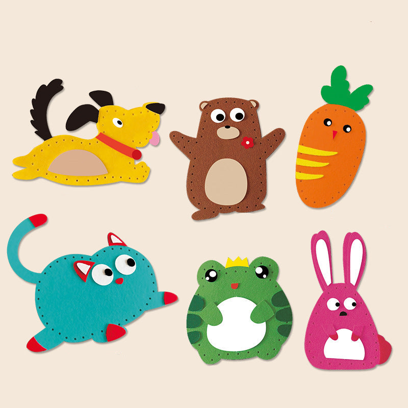 Sicheres Filz Tier Set Zum Selber Nähen