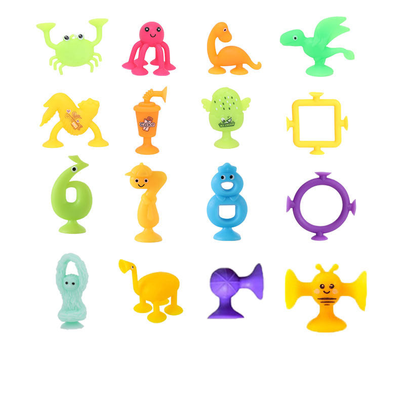 Pädagogisches Saugnapf Buchstaben und Zahlen Lernpielzeug