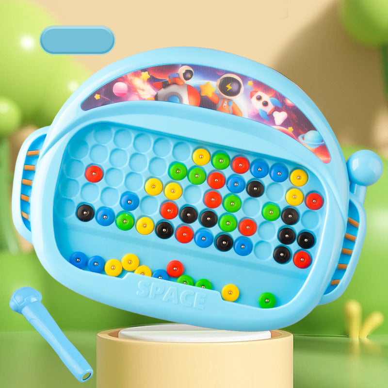 Magnetisches Stift und Perlen Zeichenbrett - Perfekt für Unterwegs!