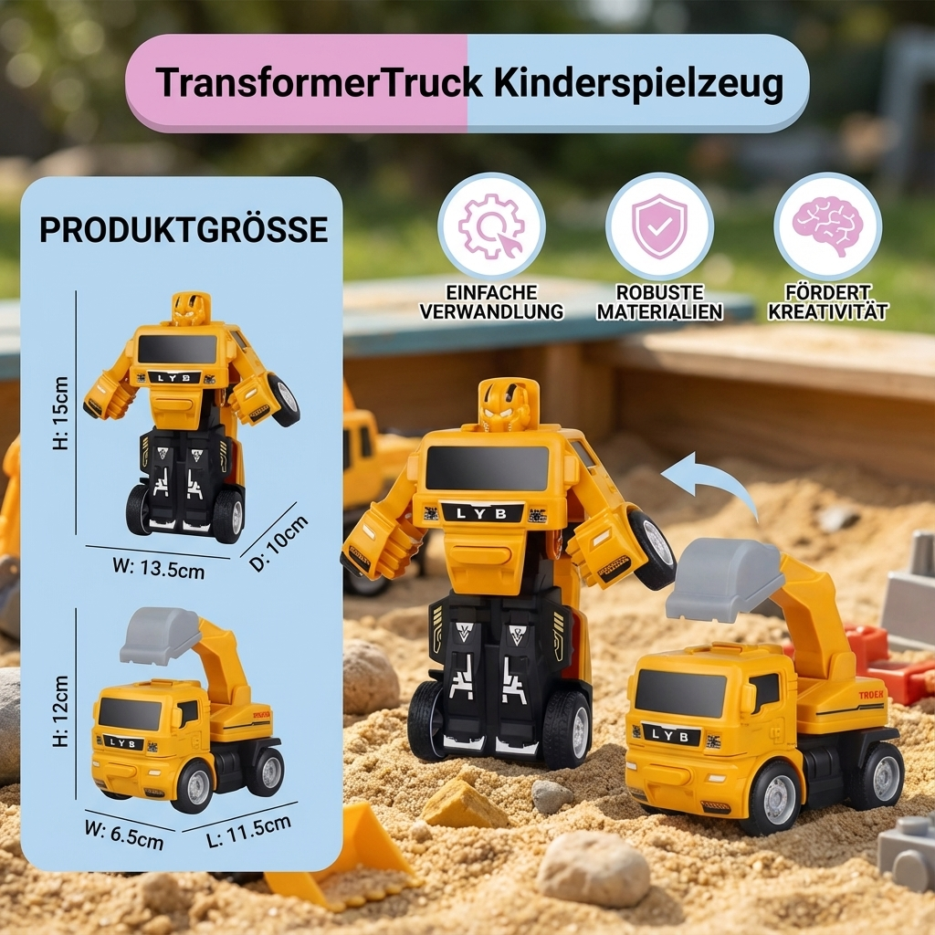 TransformerTruck Kinderspielzeug