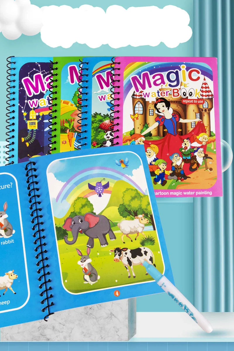 Magisches Wasser Malbuch für Kinder