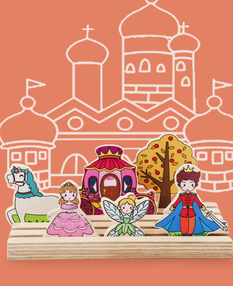 Märchenhaftes Kombinationsspiel – Kreatives 3D-Holzpuzzle