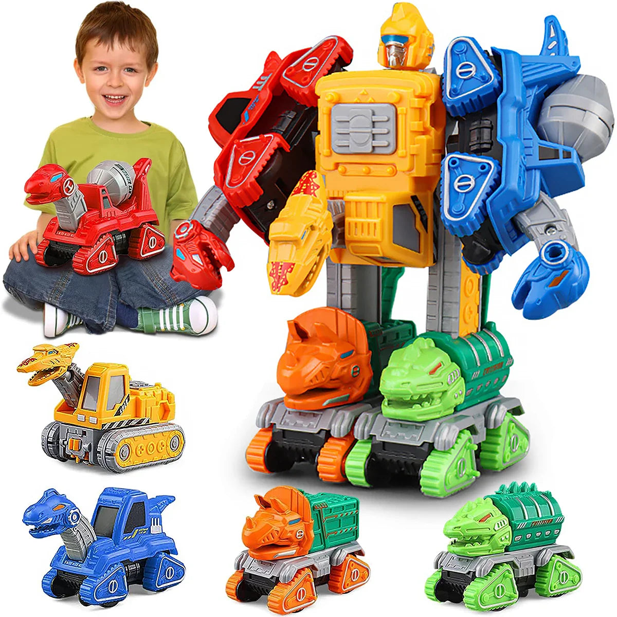 5in1 Transformer Auto Spiel Set