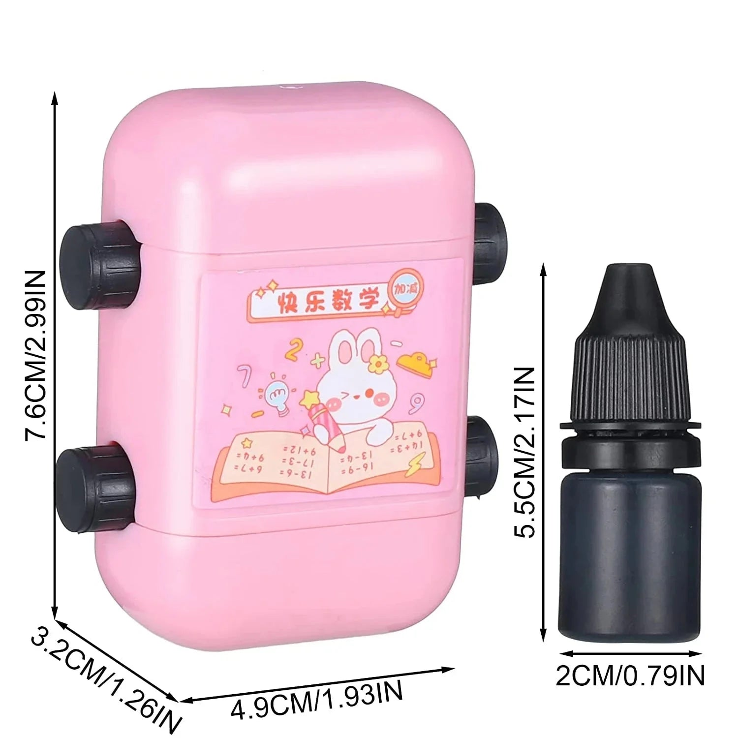 Mathematischer Stempel Roller zum Rechnen Lernen