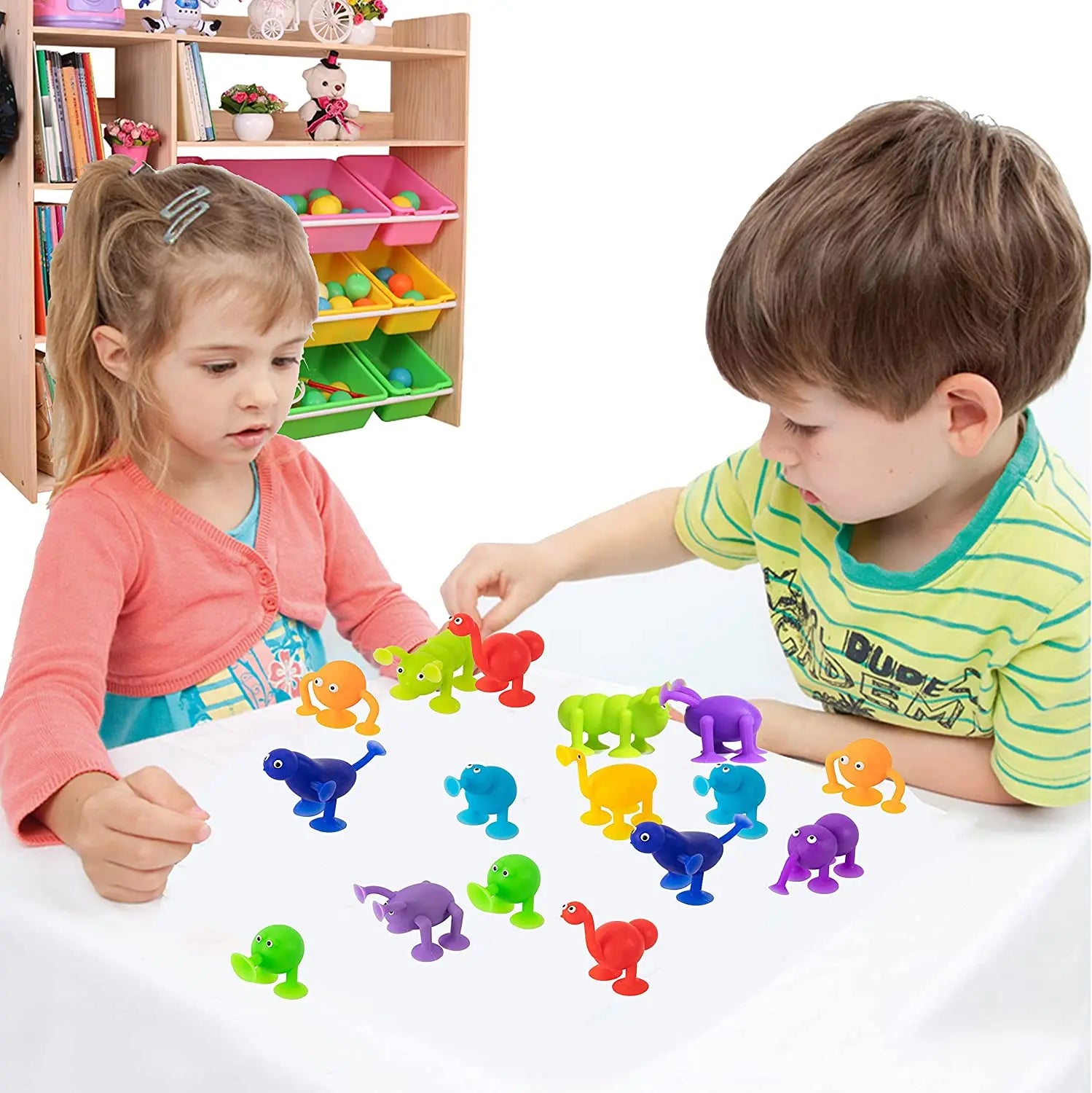 Pädagogisches Saugnapf Buchstaben und Zahlen Lernpielzeug