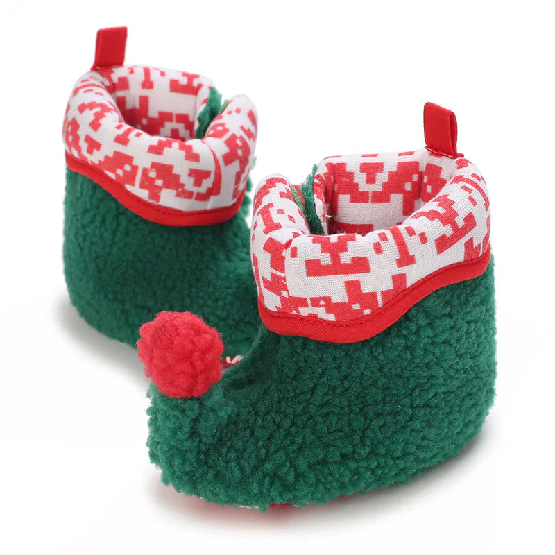 Weihnachtshausschuhe für Kinder - Süße Rentier & Santa Designs