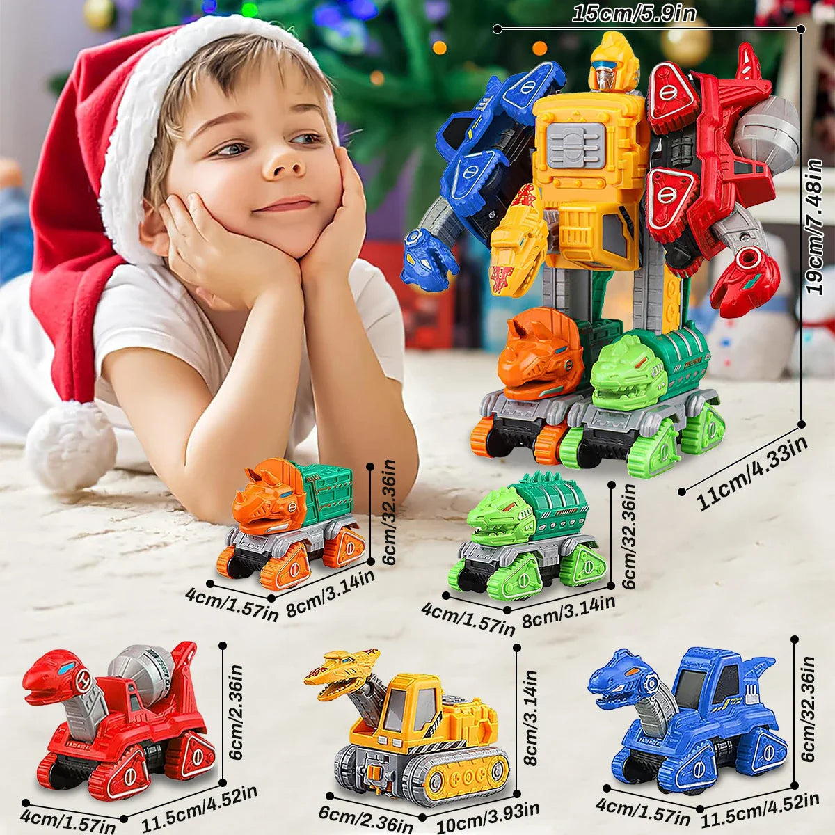 5in1 Transformer Auto Spiel Set