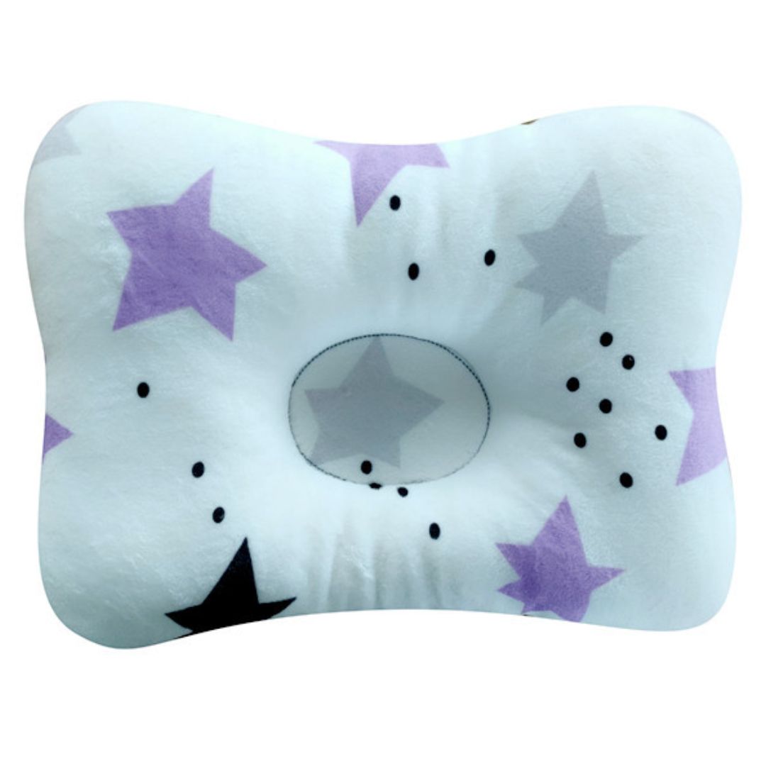 Baby Kissen mit Kopfstütze – Flaches Kopfkissen gegen Kopfverformung