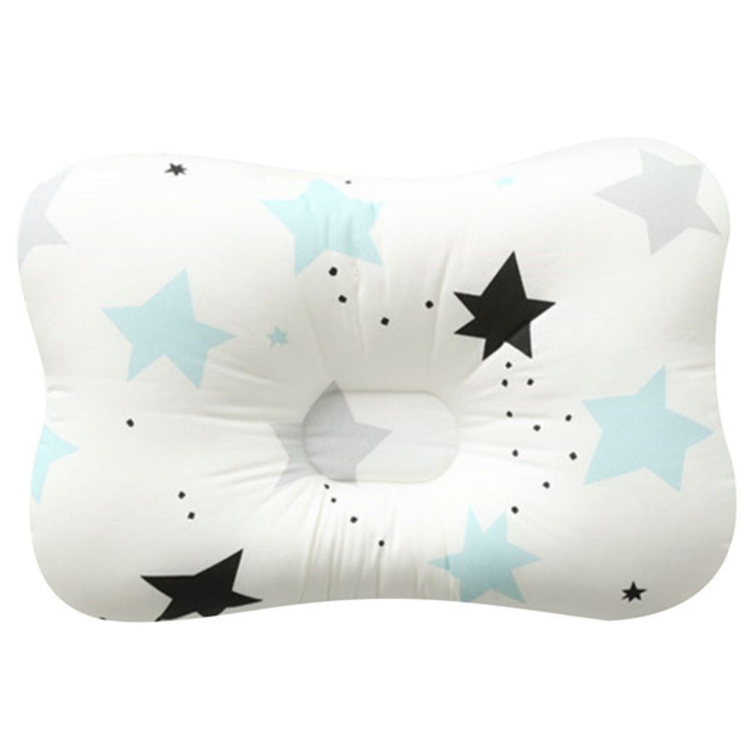 Baby Kissen mit Kopfstütze – Flaches Kopfkissen gegen Kopfverformung