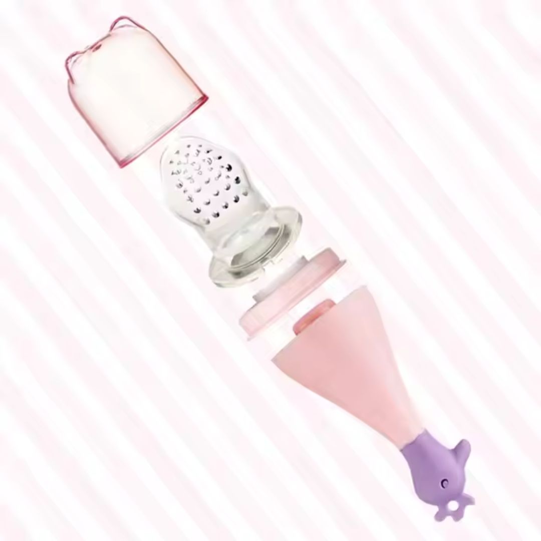 Baby Obst- und Gemüse Beißring – Fütterungshilfe mit Tier-Design