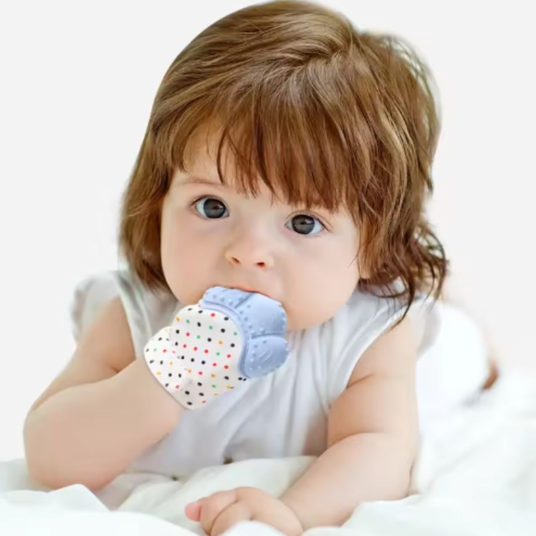 Beißhandschuh für Babys – Zahnungshilfe mit Weichem Silikon