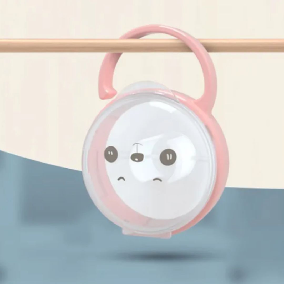 Baby Schnuller mit Schutzkappe – Beruhigungssauger im Süßen Bären-Design