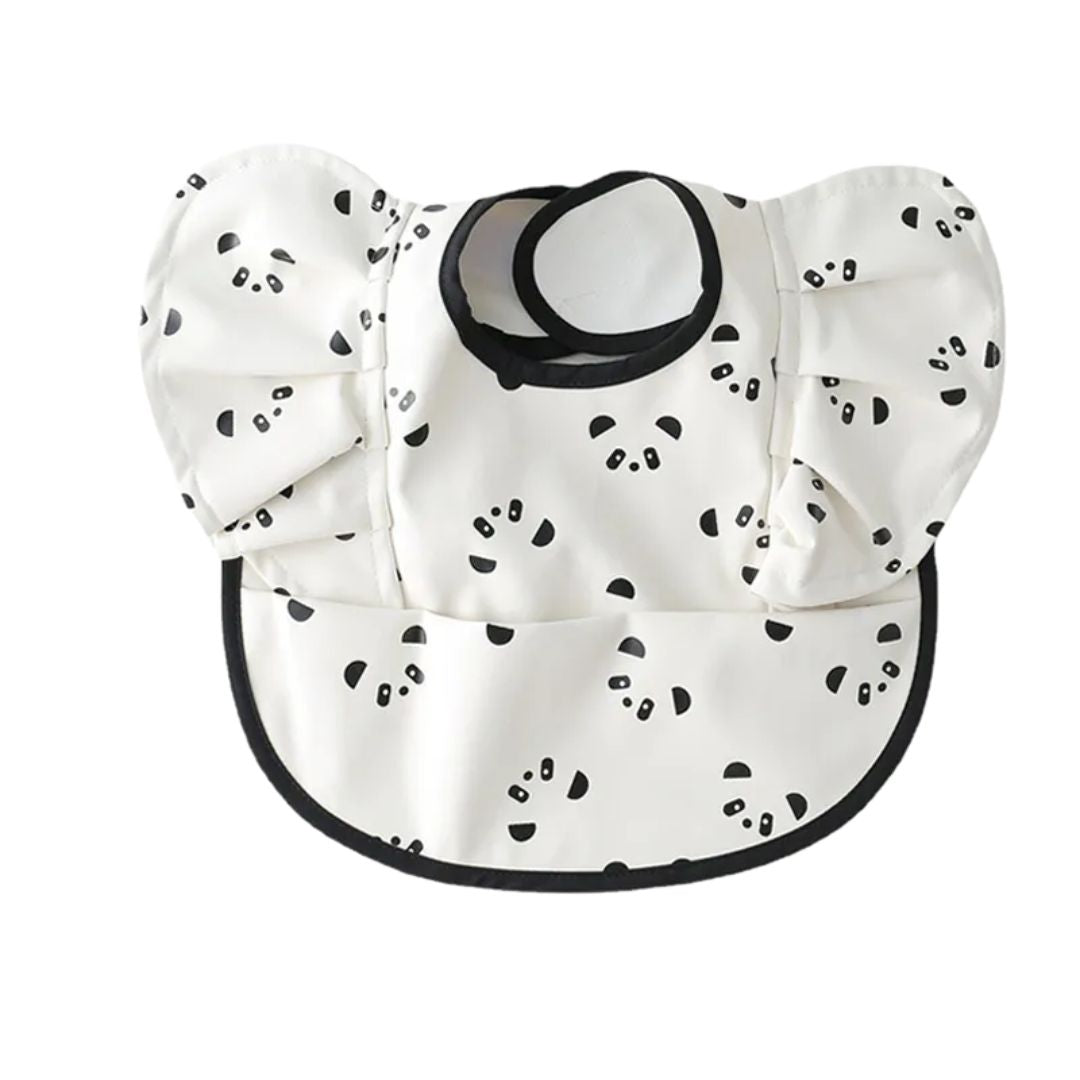 Baby Lätzchen mit Ärmeln – Wasserdichtes Esslatz mit Auffangtasche