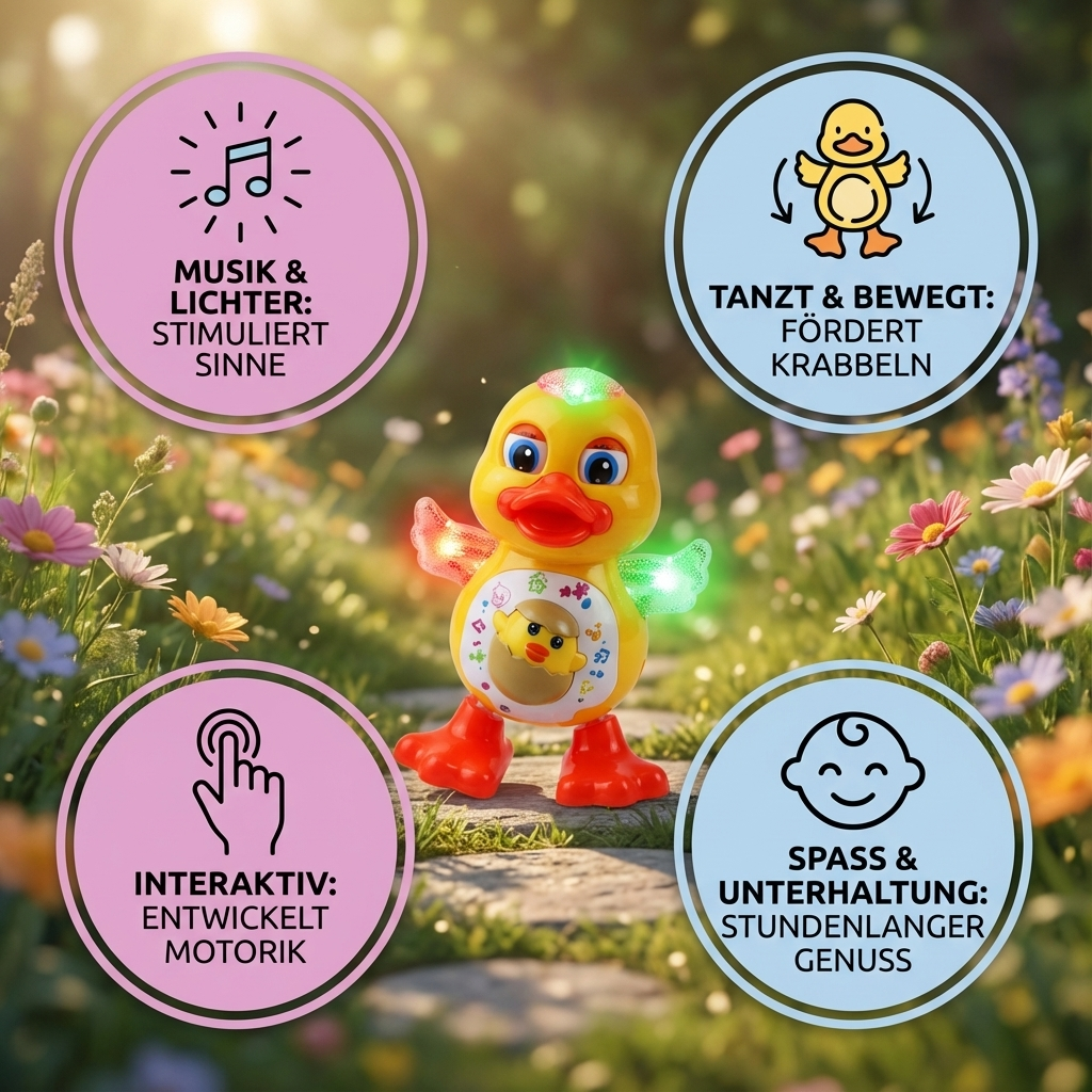 Tanzende Baby Ente Kinderspielzeug