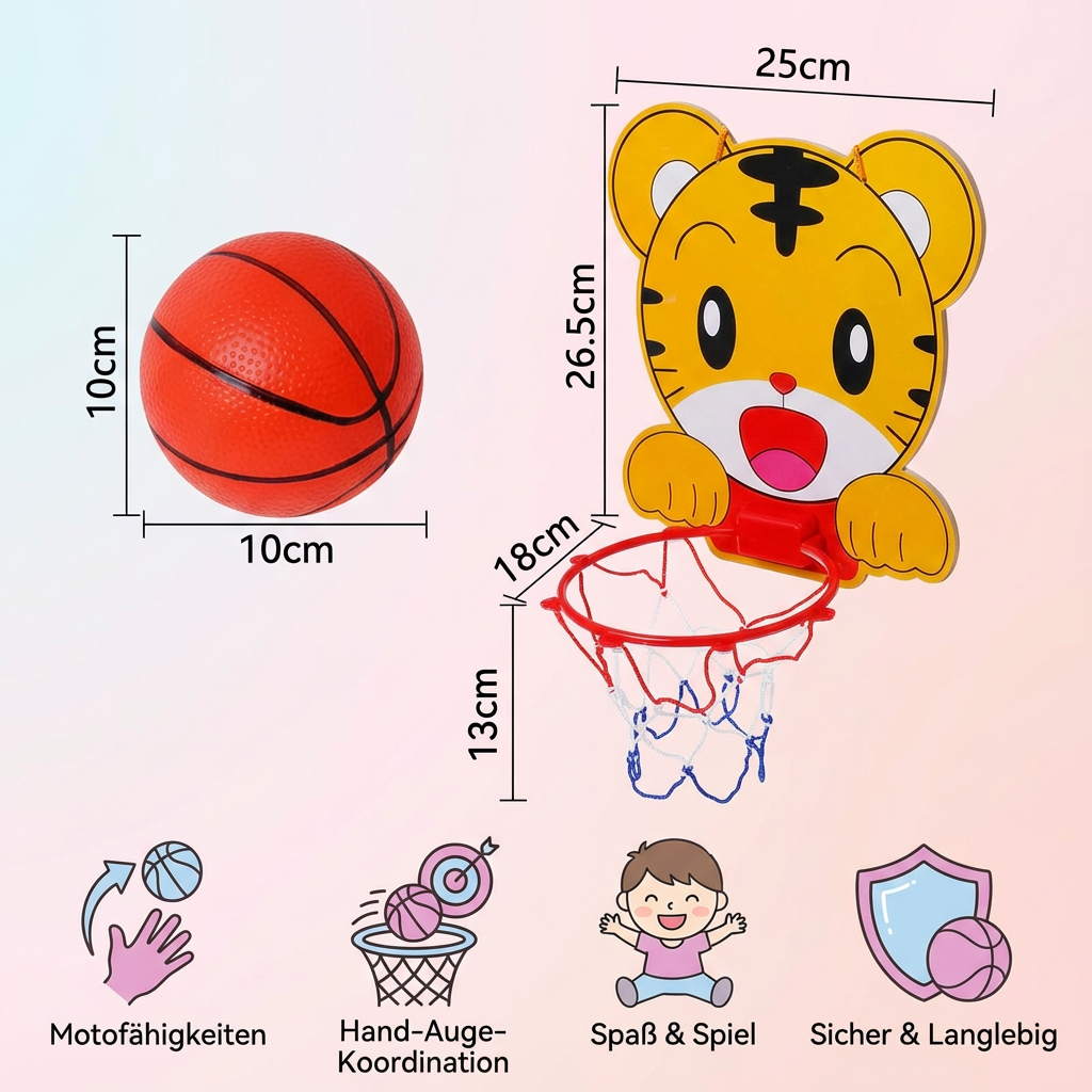 Niedliches Tier Basketball Set für Kinder