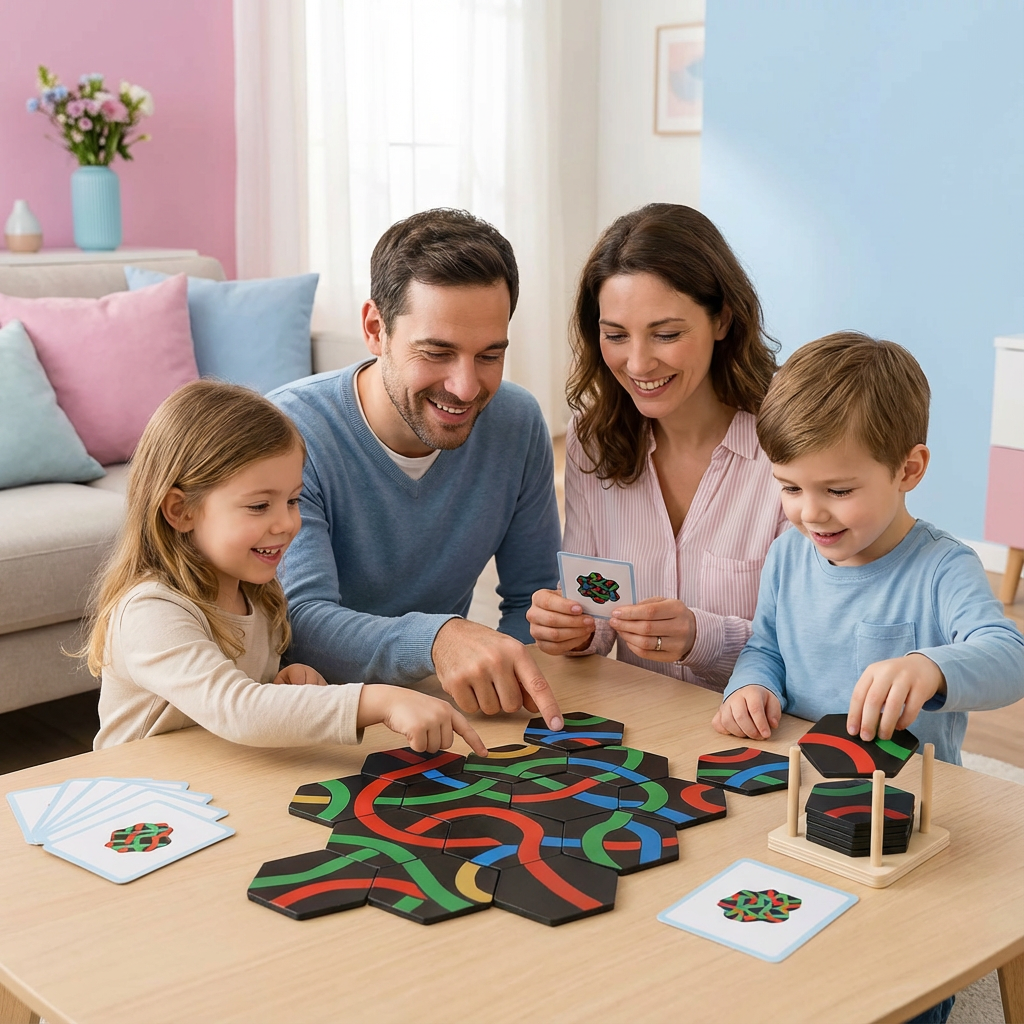 PfadPuzzle - Pädagogisches Weg Finder Lern- und Familien Spiel