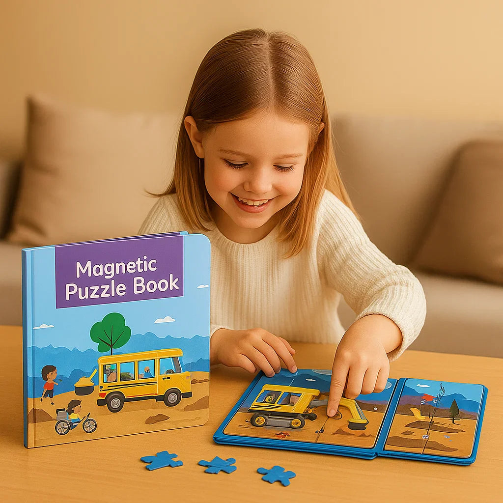 Magnetisches Montessori Puzzle Buch