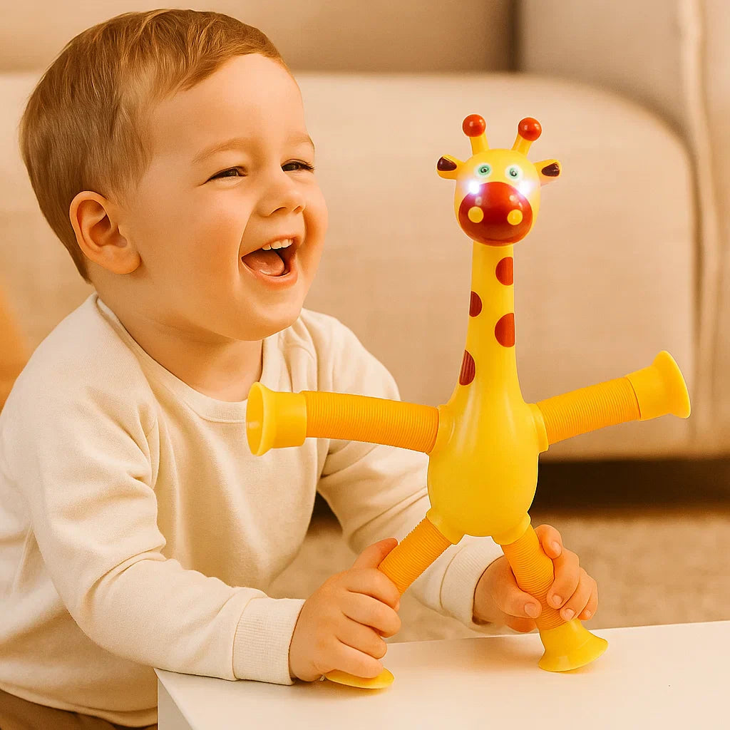 Sensorische Saugnapf Giraffe Baby Spielzeug