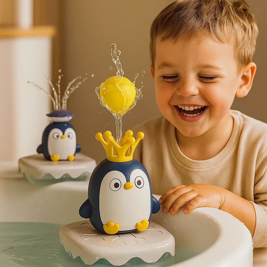 Pinguin Fontäne Badespielzeug